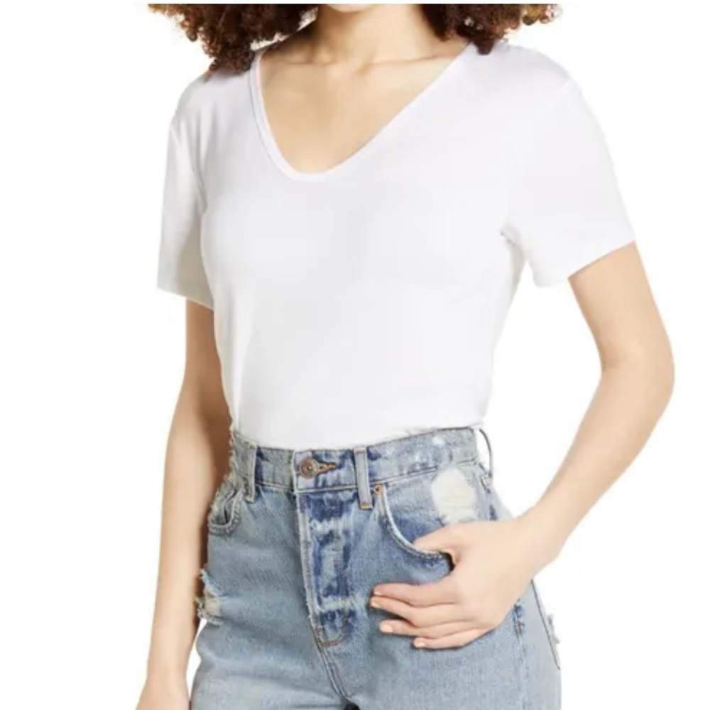 All in Favor White Short Sleeve Tee